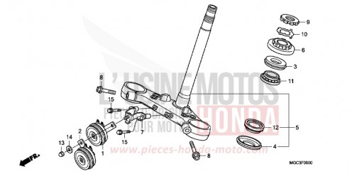 STEERING STEM CB1100AD de 2013